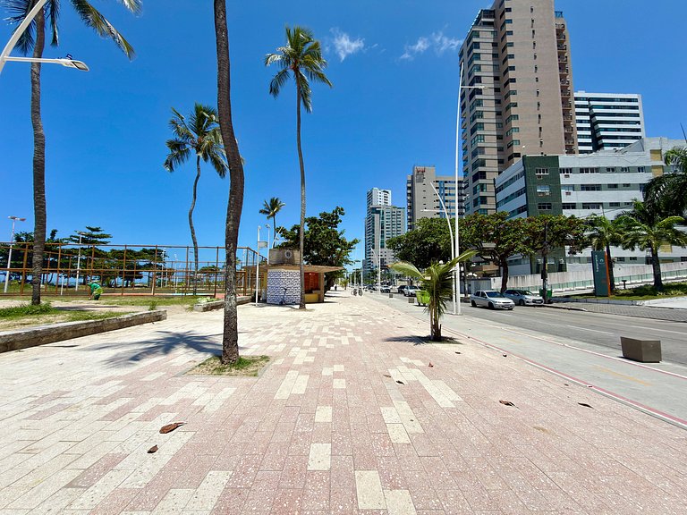 Apt Beira-Mar c/ Vista em Boa Viagem | Beach Class Executive