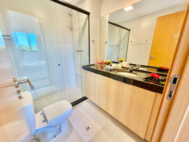 Studio c/ Varanda 300m do Mar em Muro Alto | Makia C122 - By